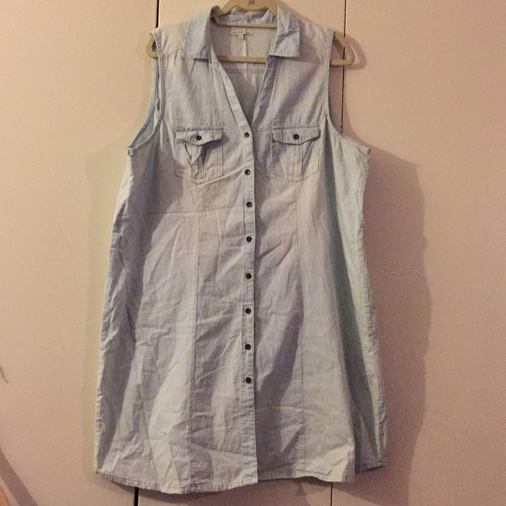 Charlotte Russe light denim Dress 2x